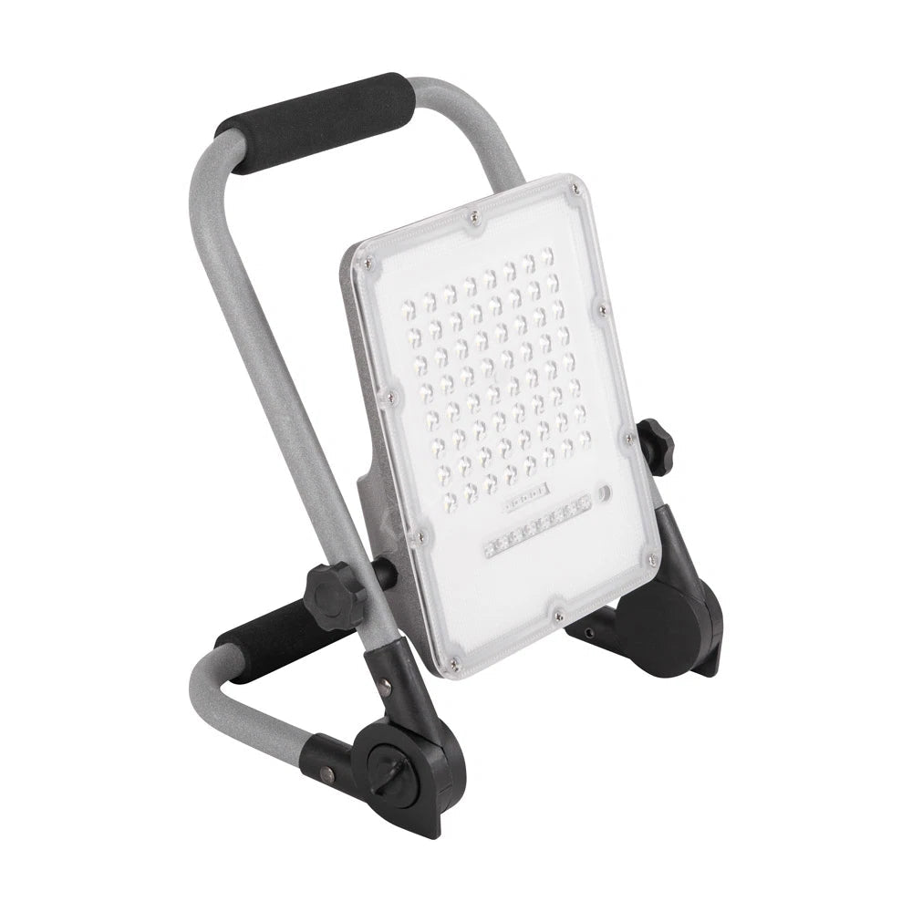 Proiector LED Portabil Gri 6400K IP65