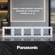 Rama 5 Mecanisme Argintie Monobloc Panasonic Karre Plus 55