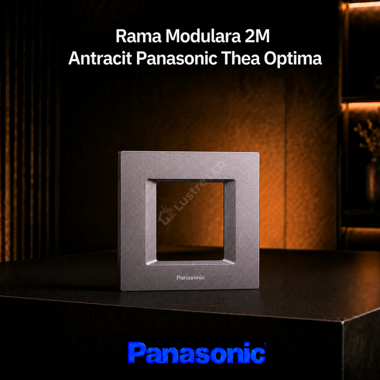 Rama Modulara 2M Antracit Panasonic Thea Optima