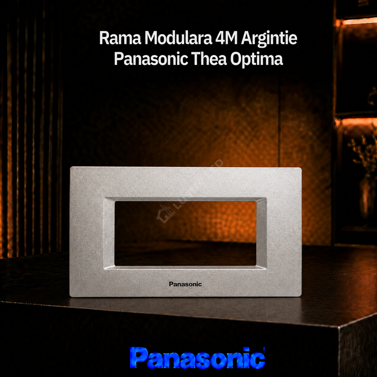 Rama Modulara 4M Argintie Panasonic Thea Optima