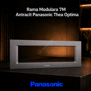 Rama Modulara 7M Antracit Panasonic Thea Optima