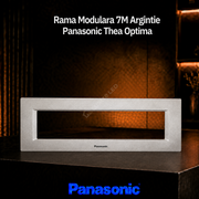Rama Modulara 7M Argintie Panasonic Thea Optima