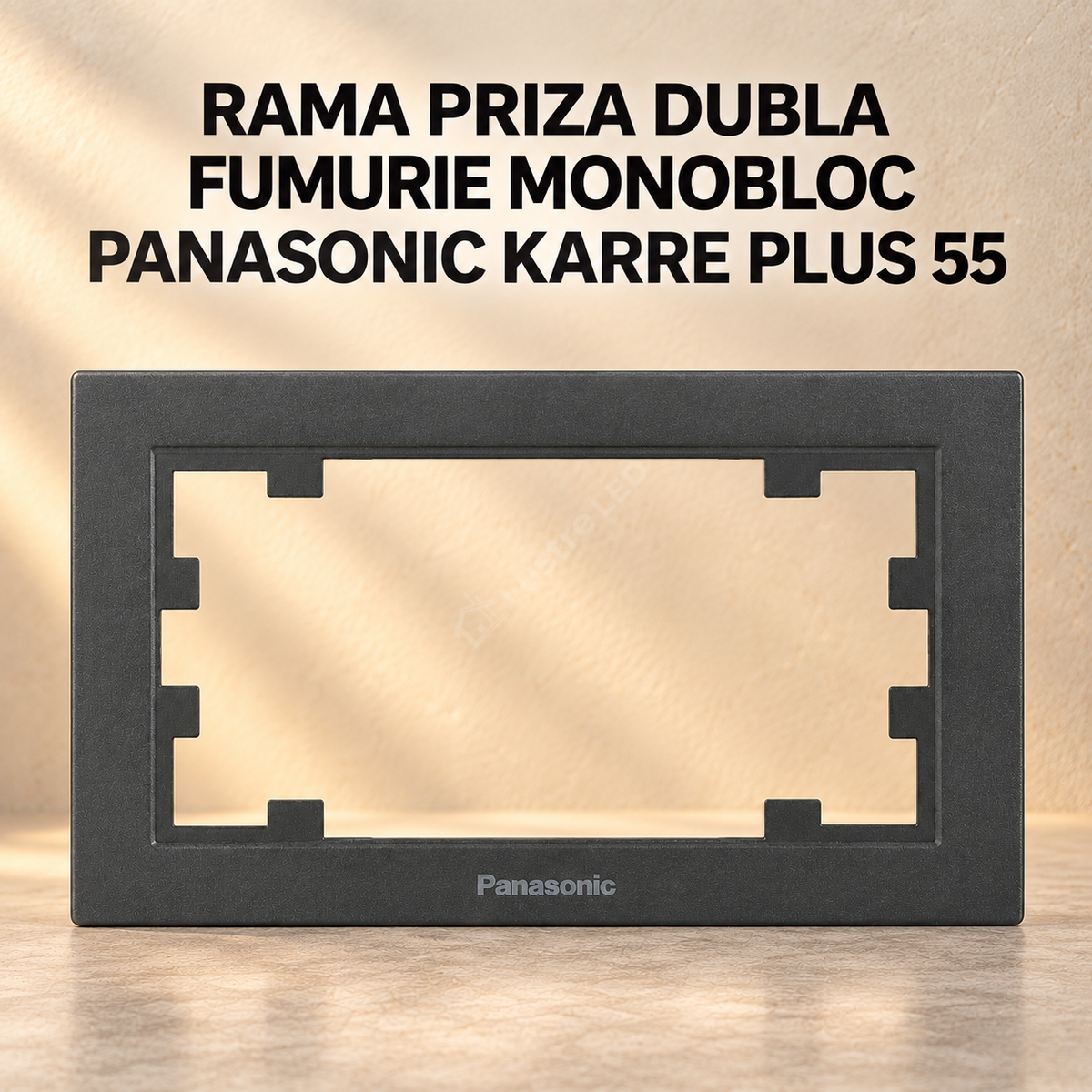 Rama Priza Dubla Fumurie Monobloc Panasonic Karre Plus 55