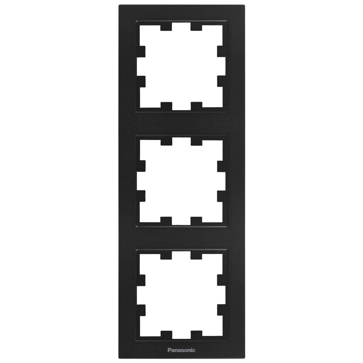 Rama Verticala 3 Mecanisme Neagra Monobloc Panasonic Karre Plus 55