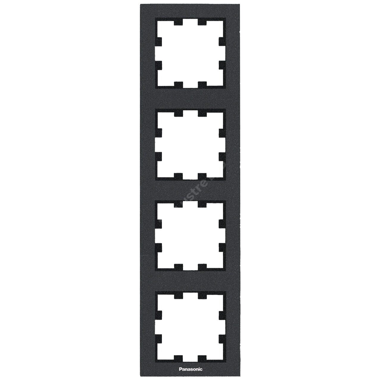 Rama Verticala 4 Mecanisme Neagra Monobloc Panasonic Karre Plus 55