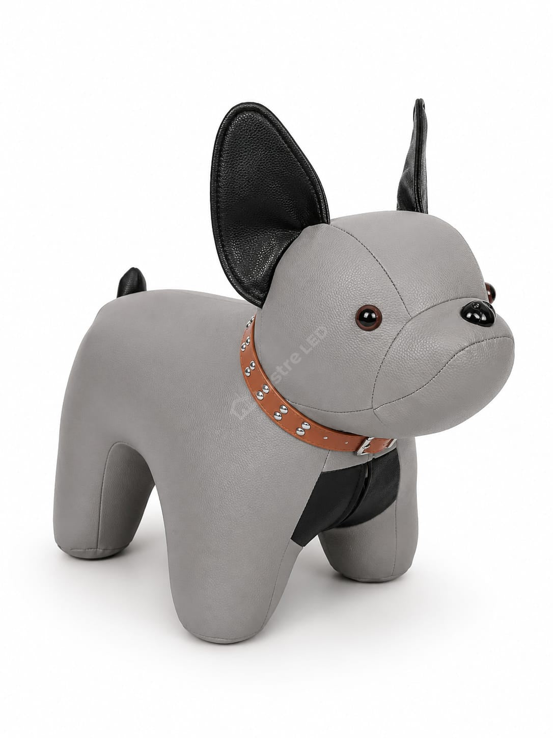 Scaun Decorativ BULLDOG Grey 70CM