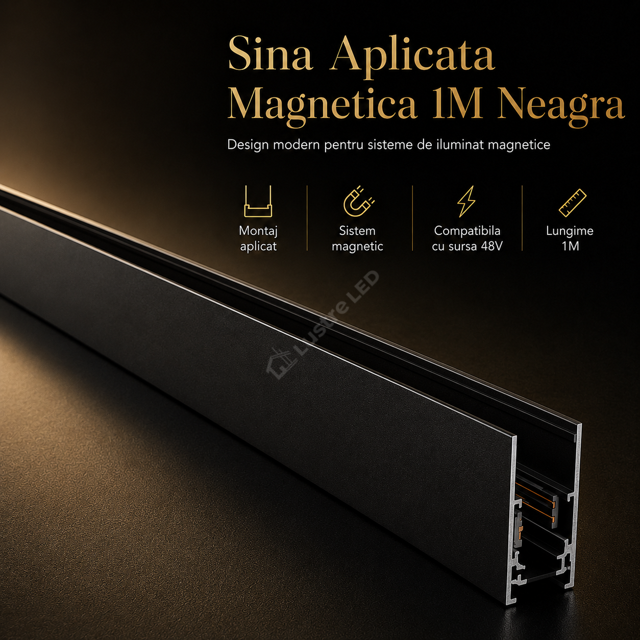 Sina Aplicata Magnetica 1M Neagra