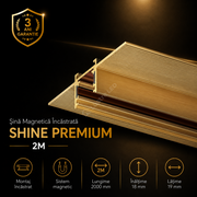 Sina Magnetica Incastrata SHINE HIDE TRACK Gold Premium 200CM