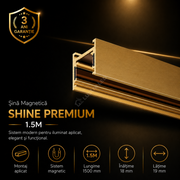 Sina Magnetica SHINE BASE TRACK Gold Premium 150CM