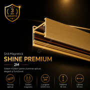 Sina Magnetica SHINE BASE TRACK Gold Premium 200CM