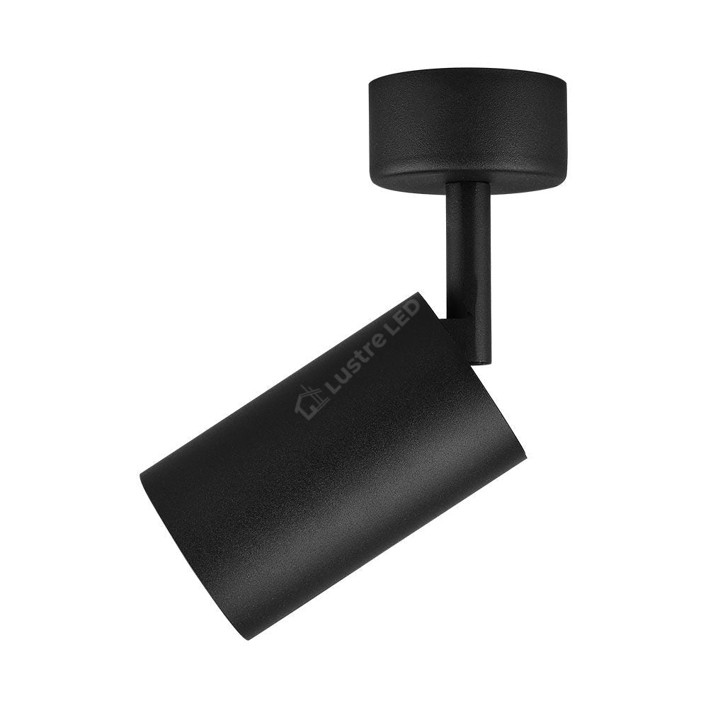 Spot Aplicat Orientabil Rotund Negru Dulie GU10 Ø60x130mm led ceiling light
