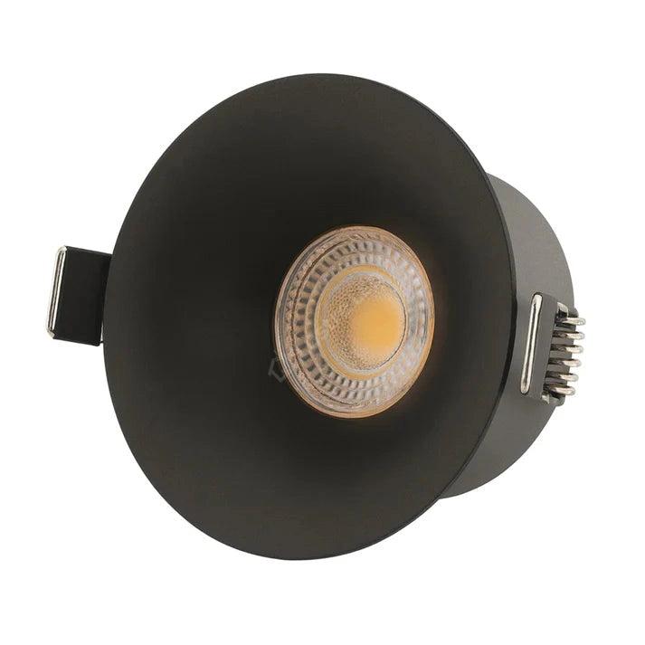 Spot COB LED 7W Rotund Negru / ⌀65mm / Incastrabil / Lumina Neutra