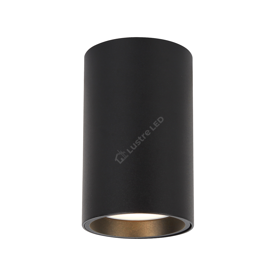 Spot GENESIS Black 1xGU10 10CM