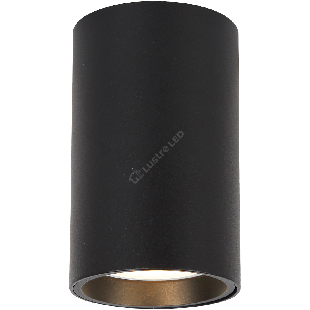 Spot GENESIS Black 1xGU10 10CM