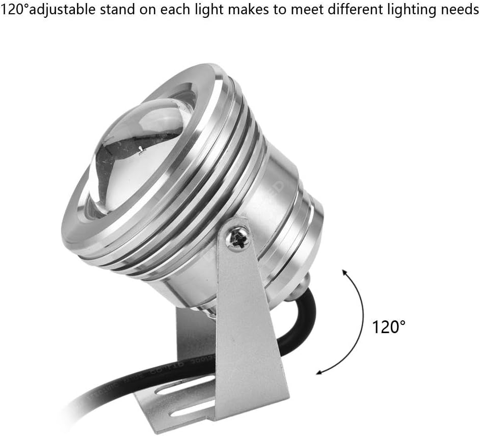 Spot Led 12V Piscina 10W Rgb Multicolor Cu Telecomanda Ip67 Exterior Lamp