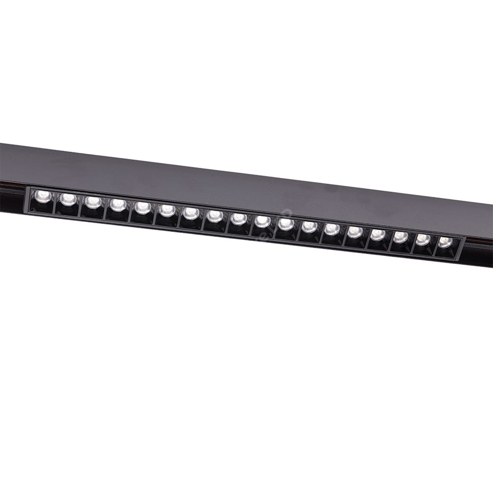 Spot Led 18W Magnetic Negru Liniar Track Light