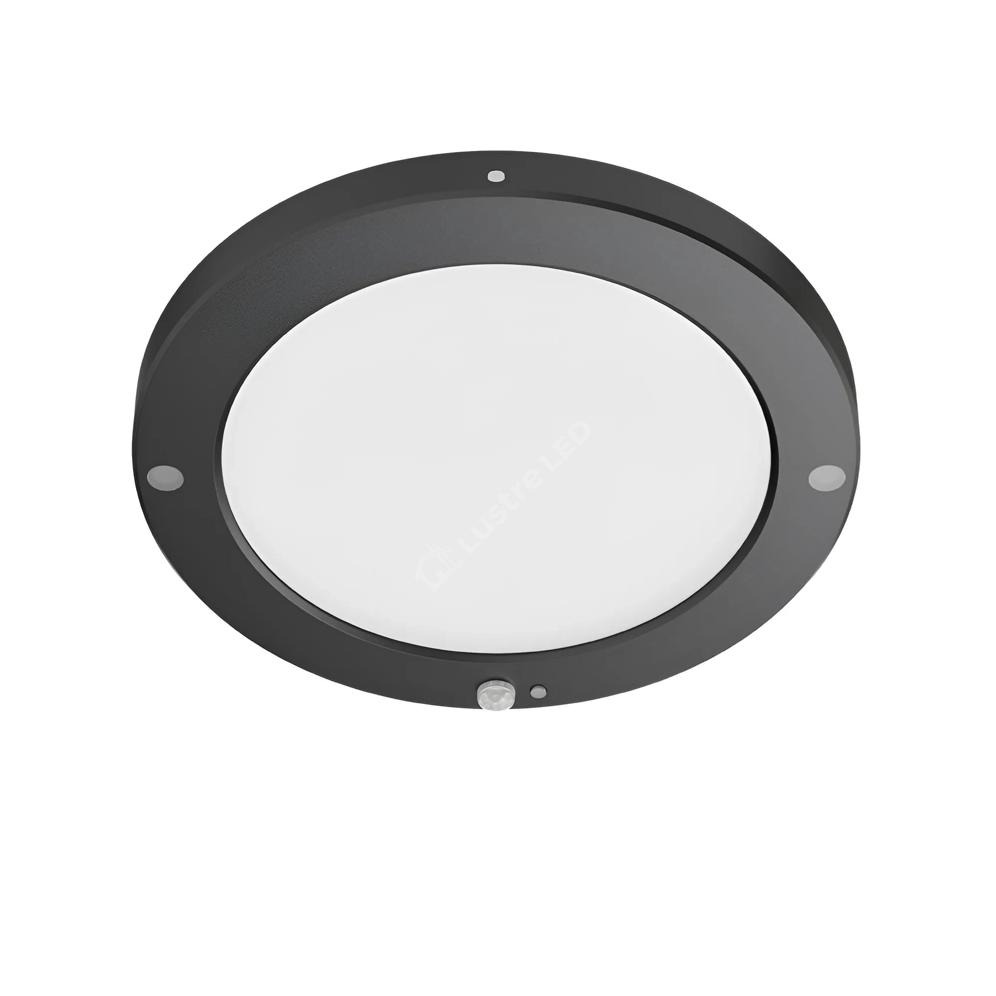 Spot LED 20W Rotund Negru CCT / ⌀220mm / Aplicat cu Senzor