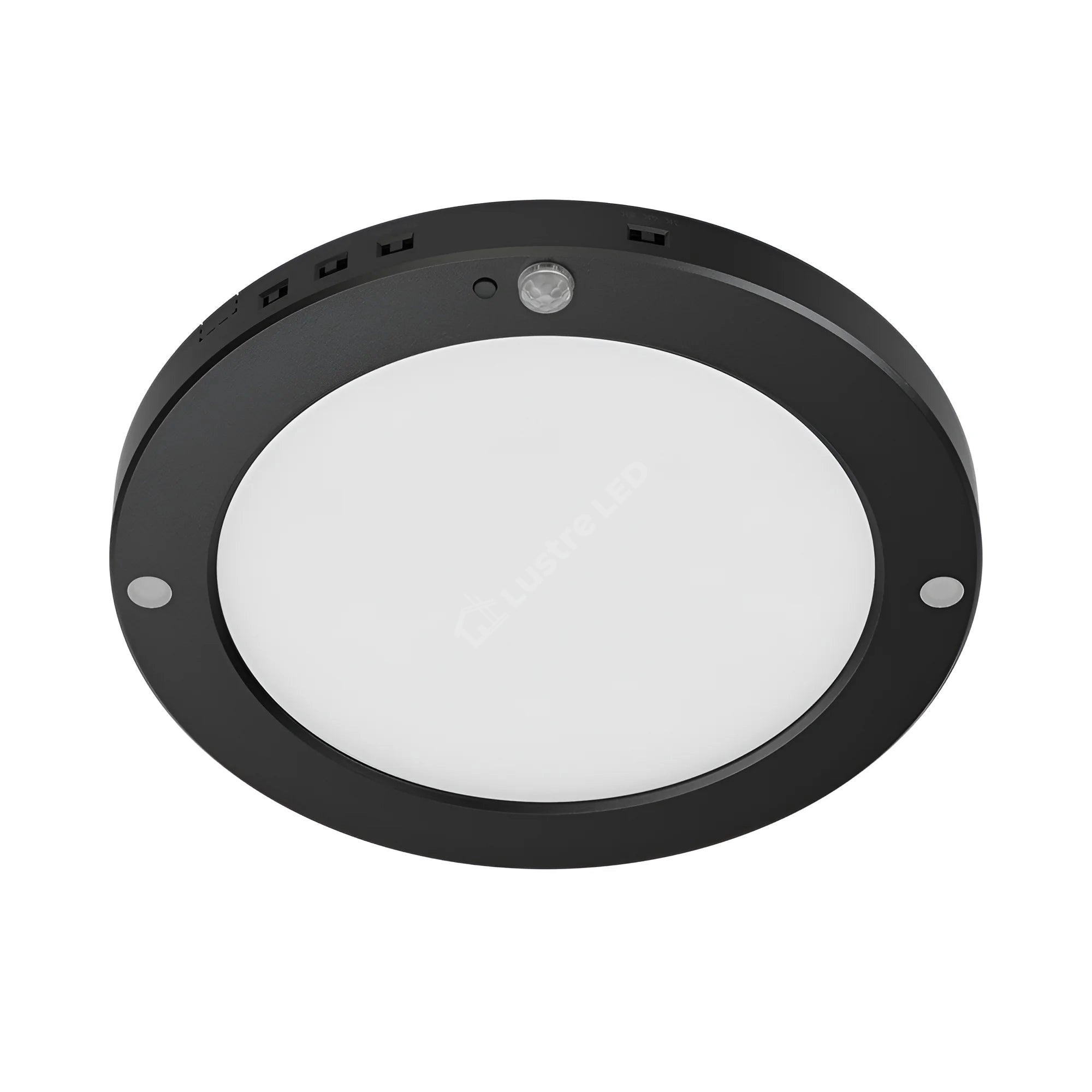 Spot LED 20W Rotund Negru CCT / ⌀220mm / Aplicat cu Senzor