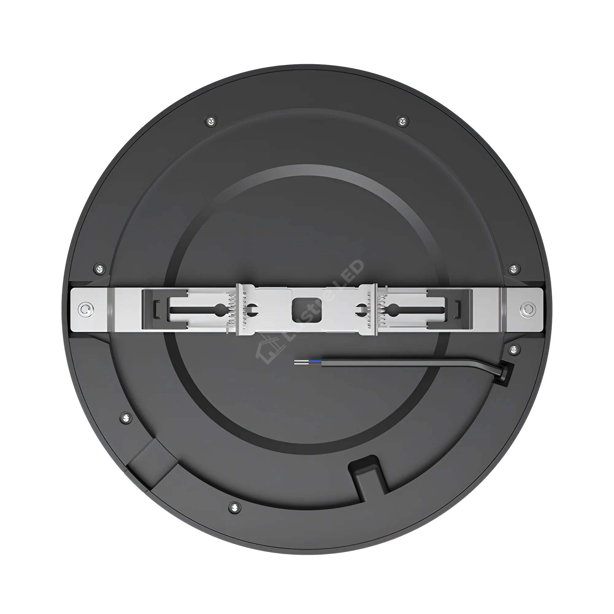 Spot LED 20W Rotund Negru CCT / ⌀220mm / Aplicat cu Senzor