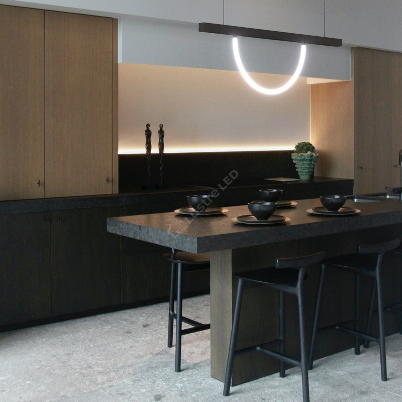 Spot Led 7W 50Cm Magnetic Negru Neon Flexibil Track Light