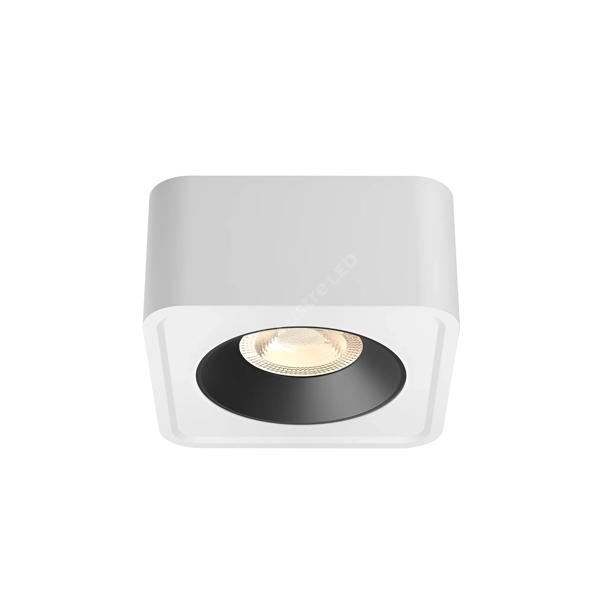 Spot LED Aplicat Patrat 3CCT Gata White & Black L9.8 x H6CM