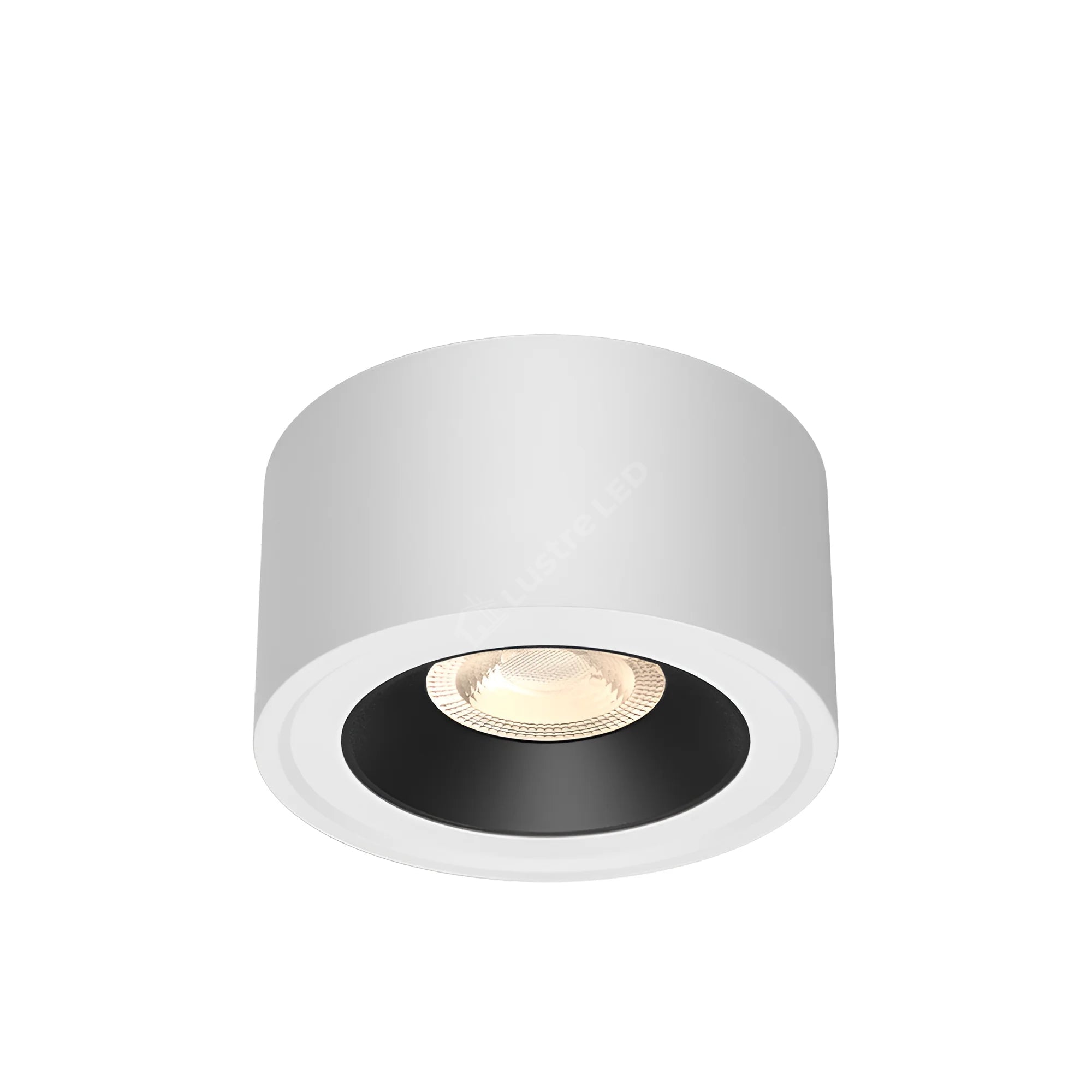 Spot LED Aplicat Rotund 3CCT Gata White & Black Ø9.8x6CM