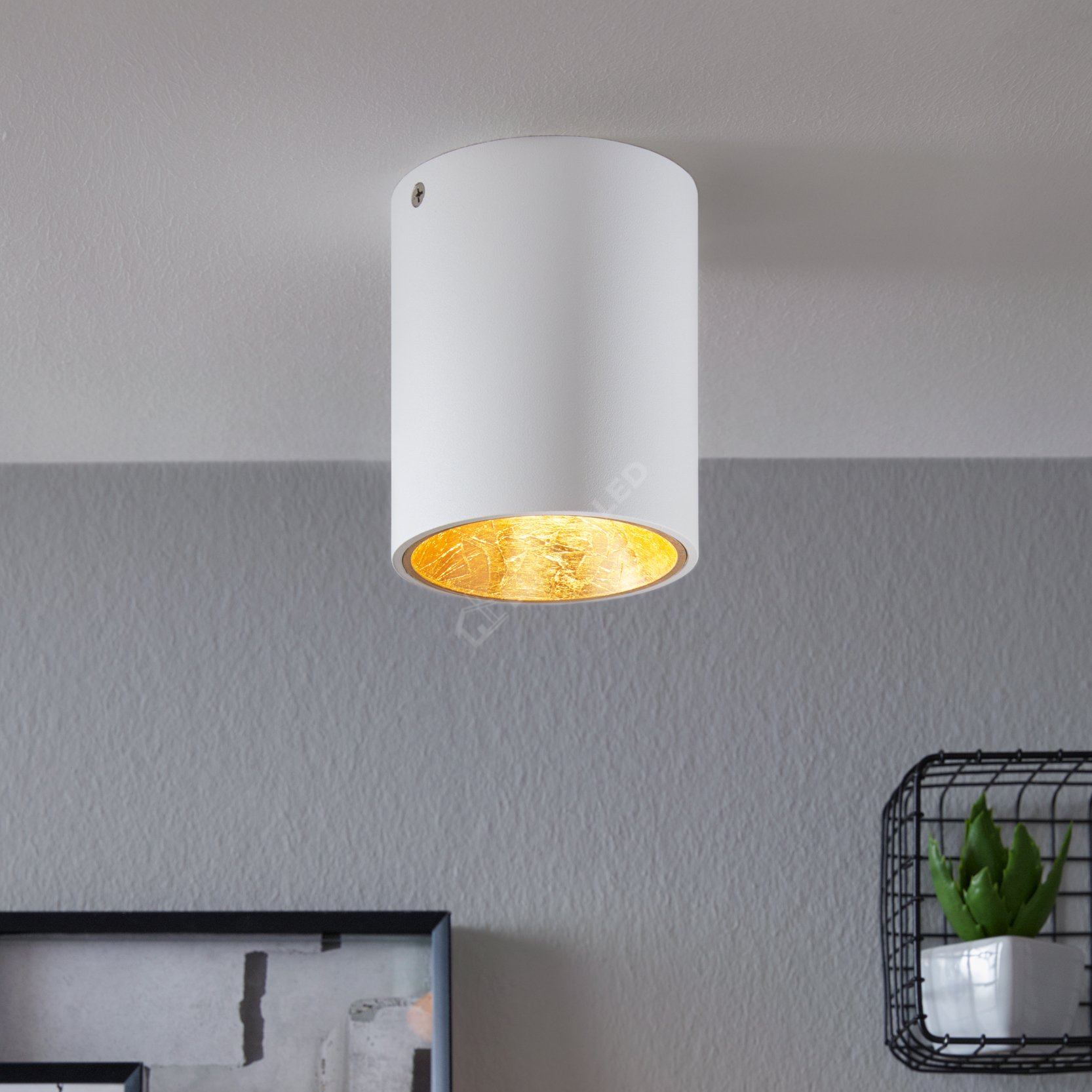 Aplica LED 3,3W POLASSO EGLO 94503 APLICA LED / ALB CALD / 3.3W led ceiling light