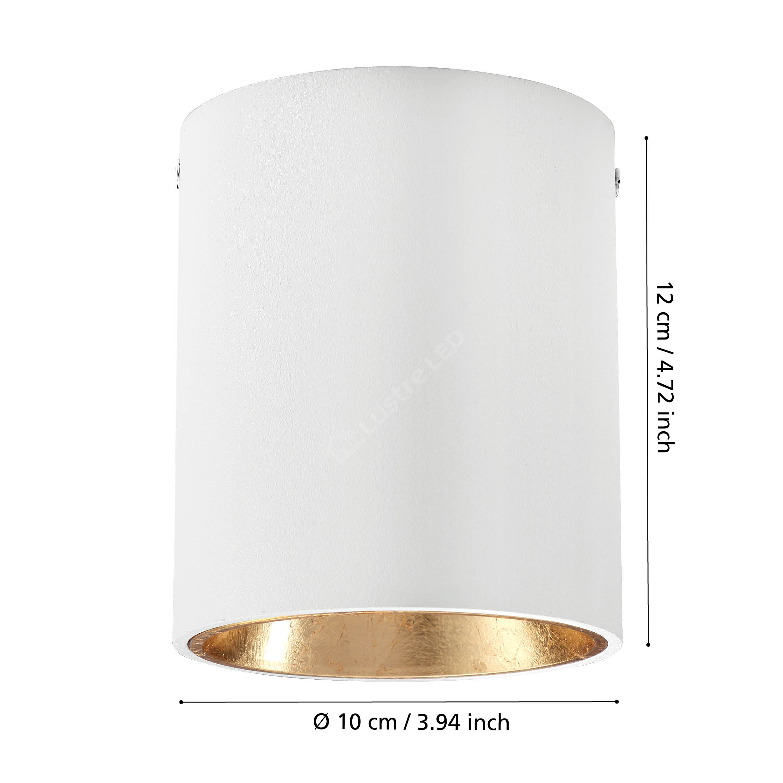 Aplica LED 3,3W POLASSO EGLO 94503 APLICA LED / ALB CALD / 3.3W led ceiling light