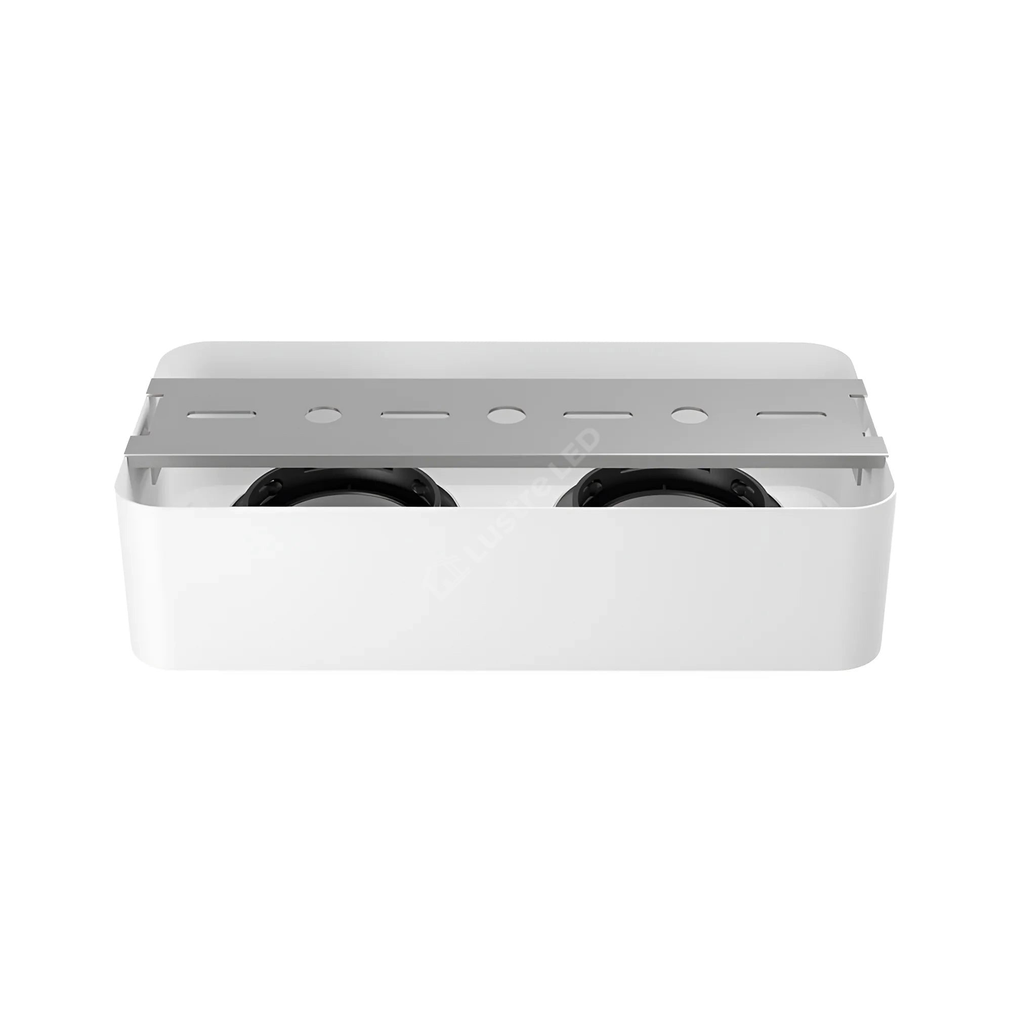 Spot LED Dublu Aplicat Patrat 3CCT Gata White & Black L197 x l98CM
