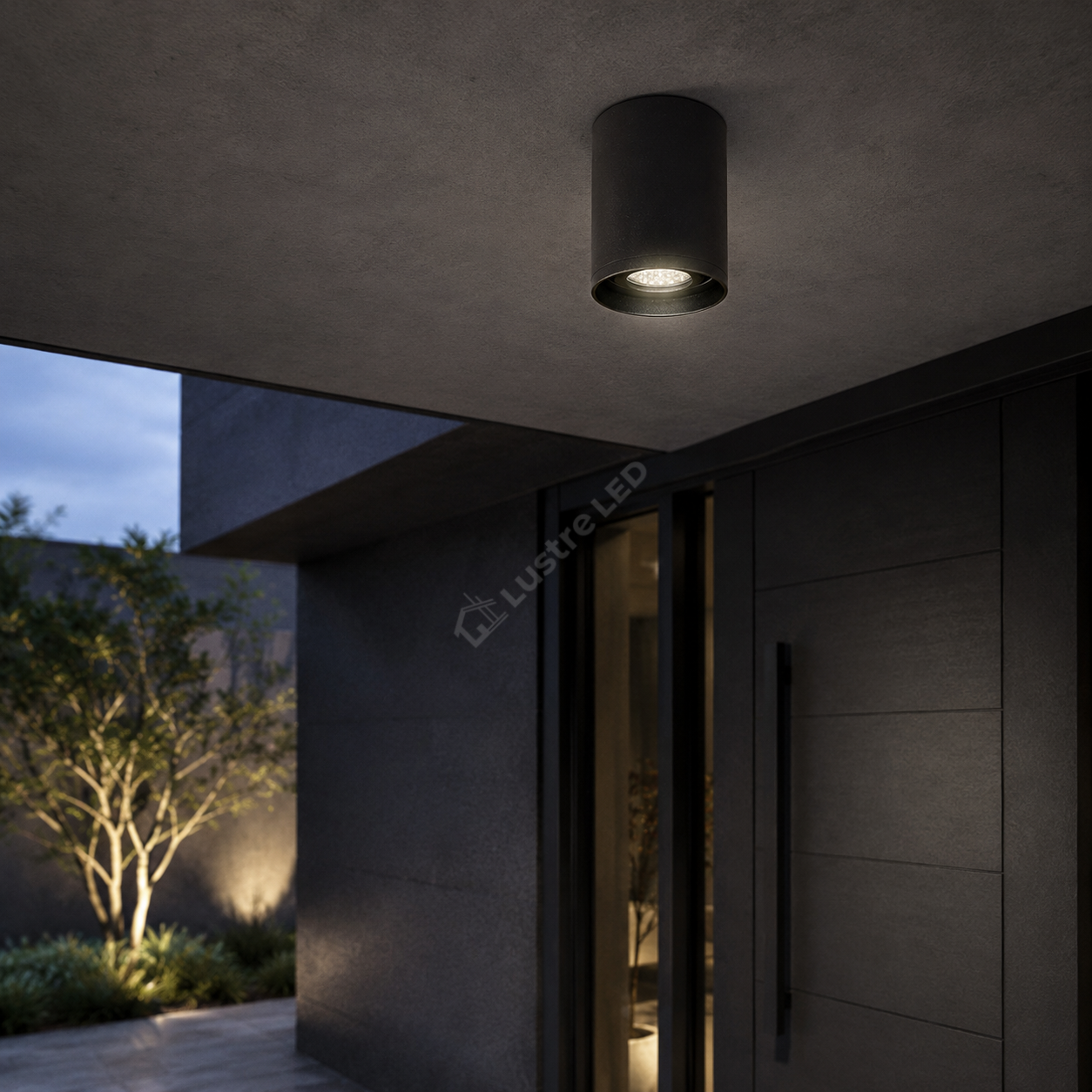 Spot LED Exterior Aplicat ALYES Black 10W 4000K IP44 Echivalent 75W