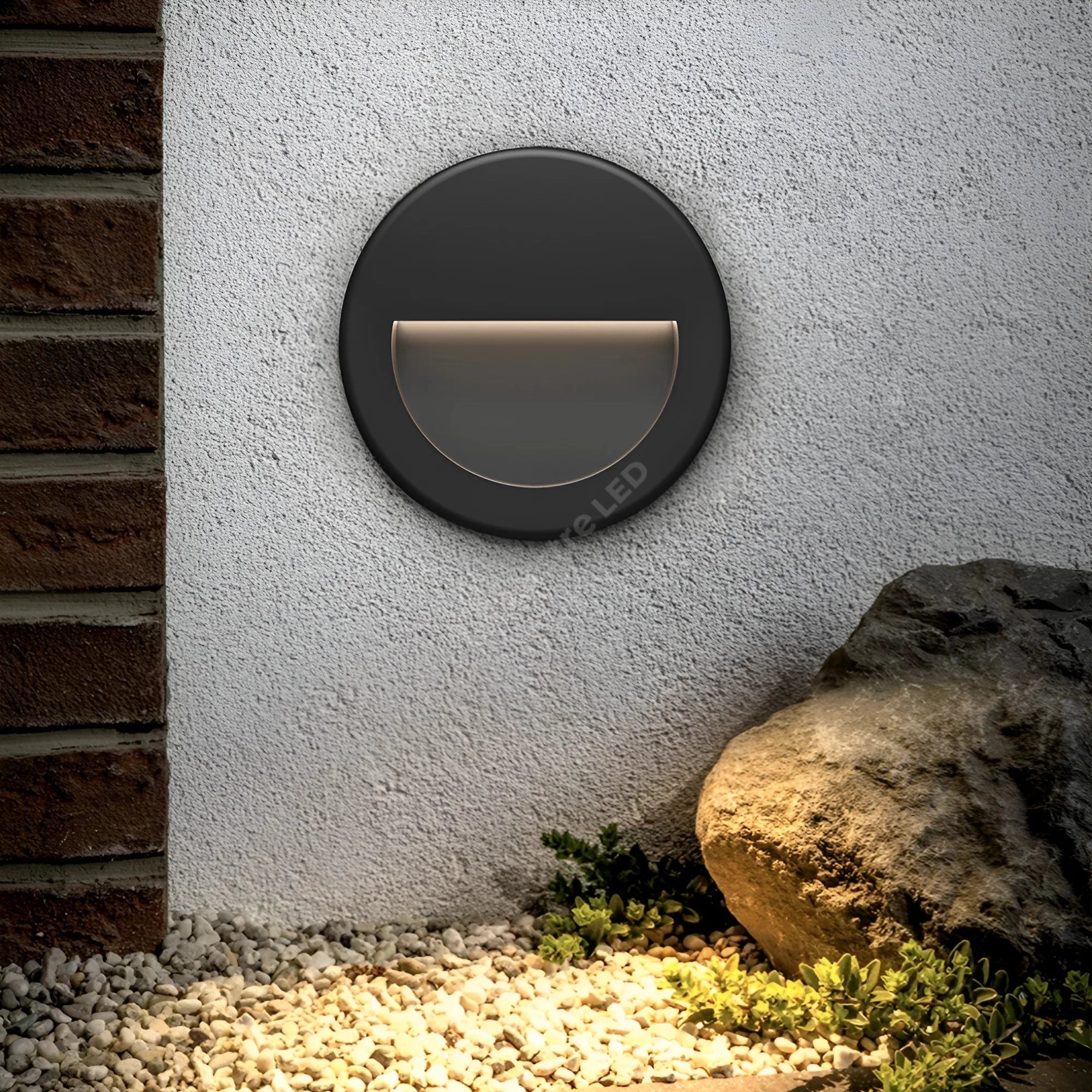 Spot LED Exterior Aplicat VEKTA Black 3W IP65 CCT Rotund