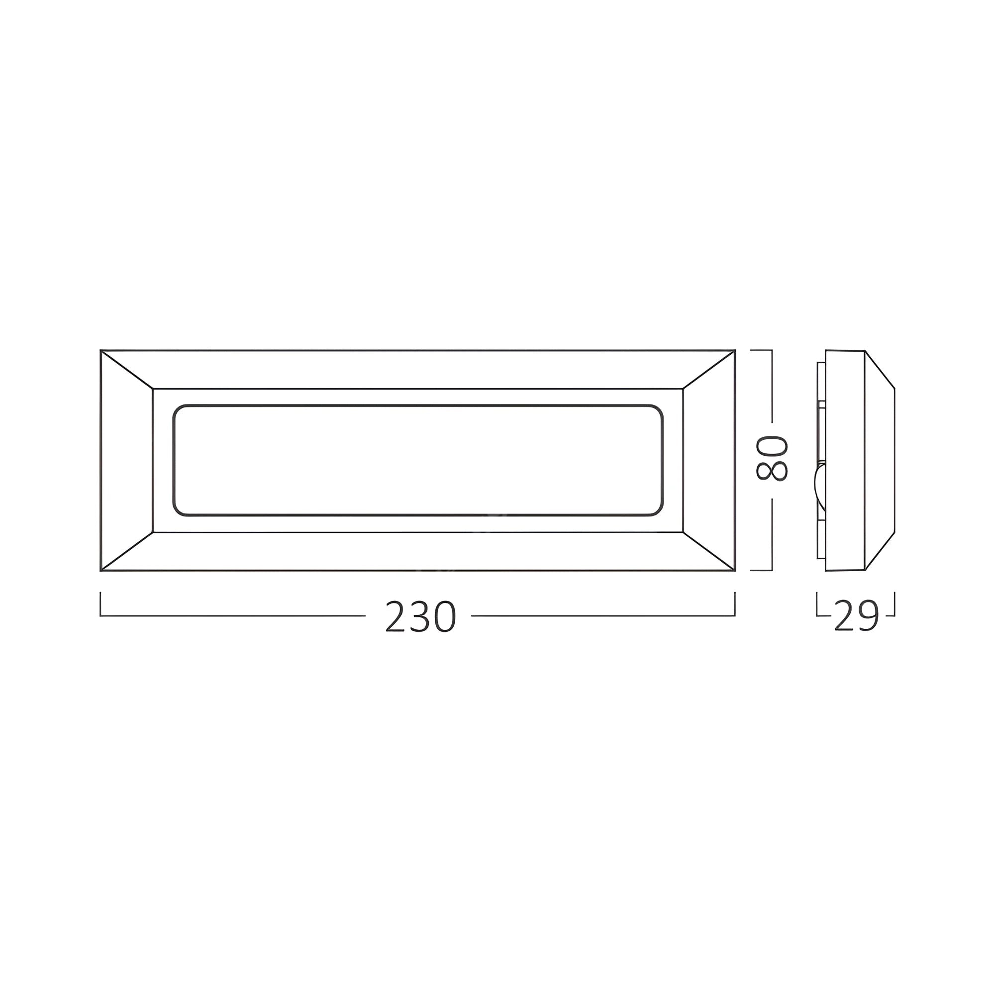Spot LED Exterior Aplicat VEKTA WIDE White 3W IP65 CCT