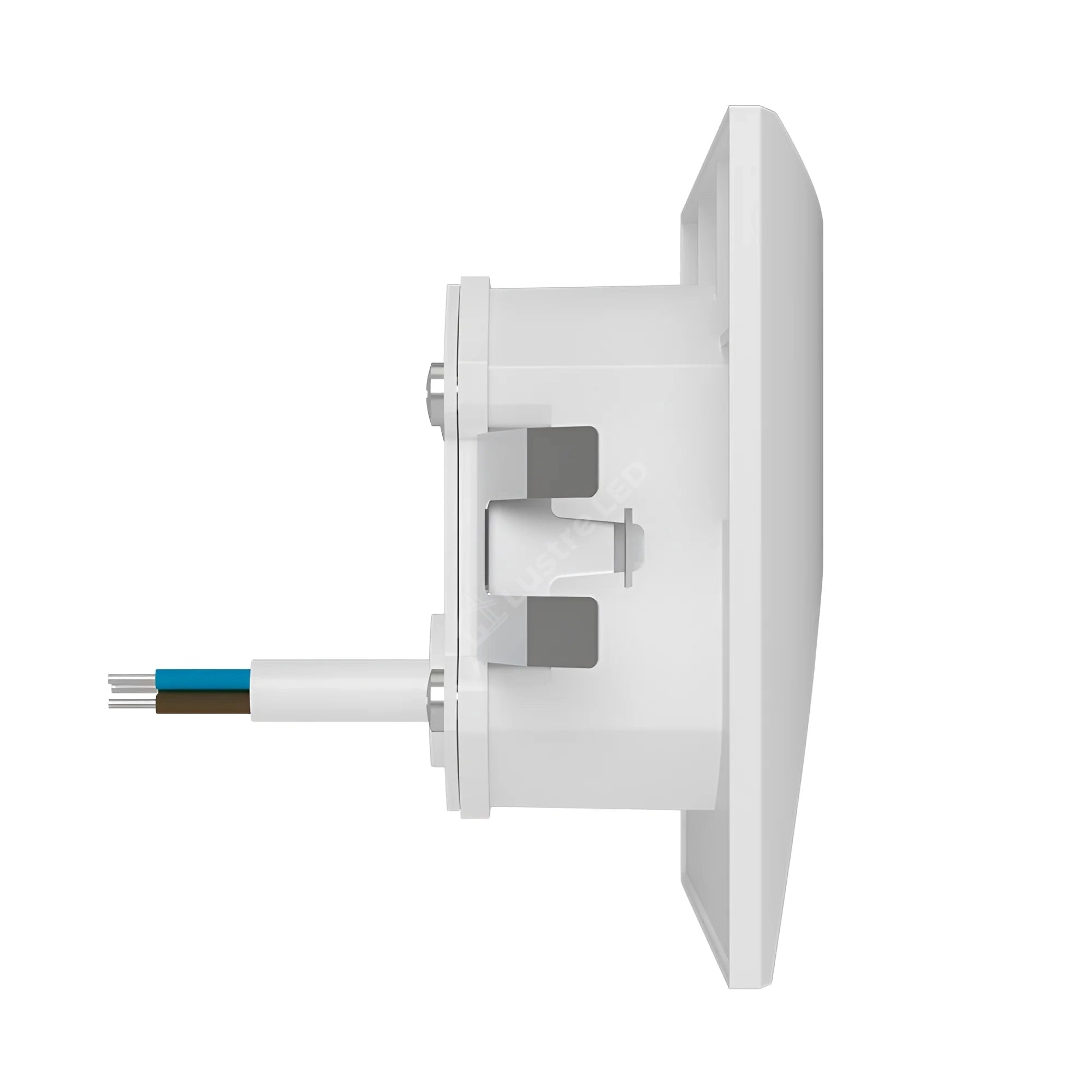 Spot LED Exterior Treapta VEKSUS White 3W IP65 Patrat