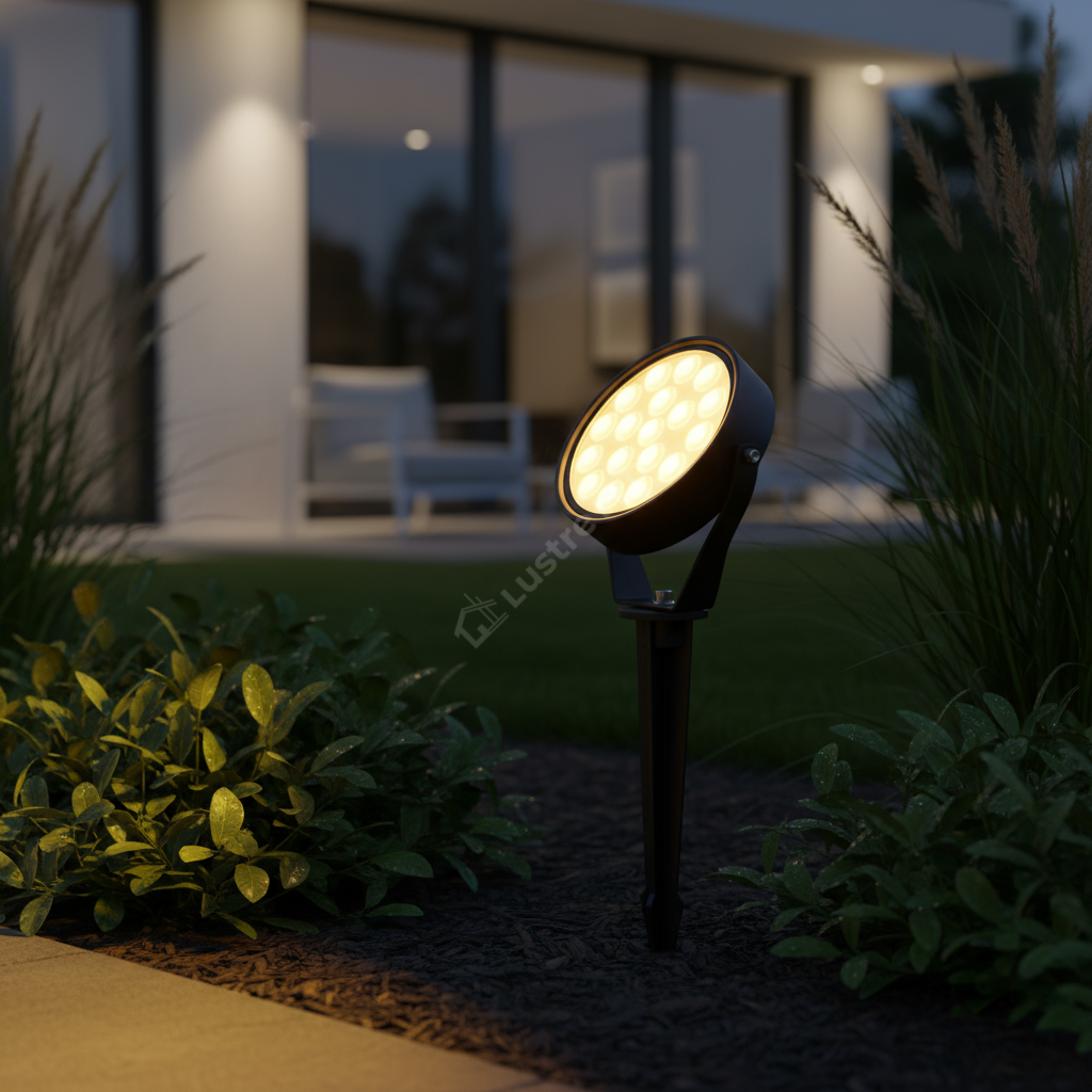 Spot LED Gradina Lollipop 9W Lumina Calda Negru EXTERIOR LAMP