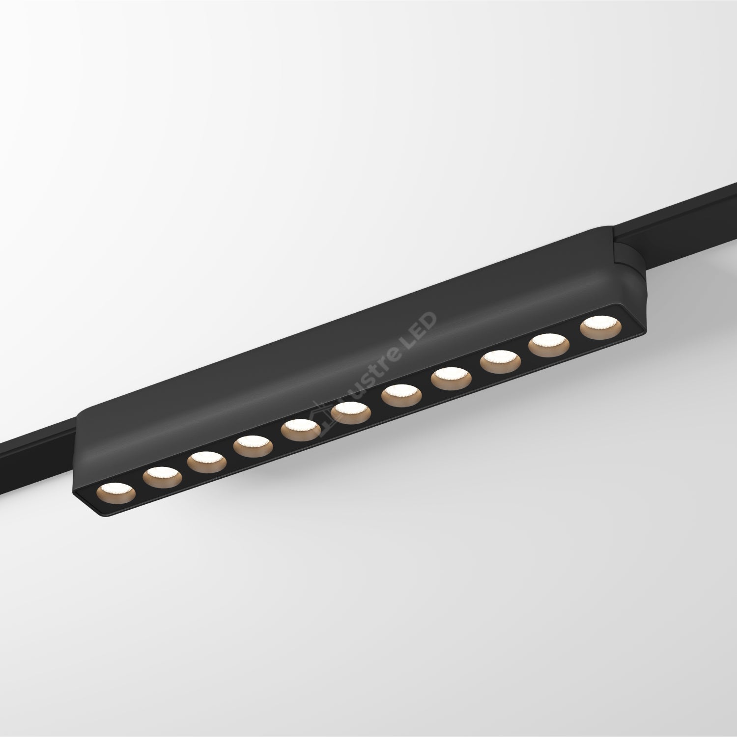 Spot LED Magnetic AIR GRILL Black Premium 12W 23CM | CRI≥90 | 3000K