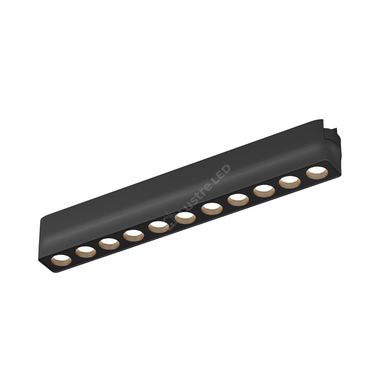 Spot LED Magnetic AIR GRILL Black Premium 12W 23CM | CRI≥90 | 3000K