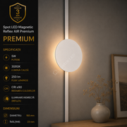 Spot LED Magnetic AIR REFLEX White Premium 5W Ø16.5CM | CRI≥90 | 3000K