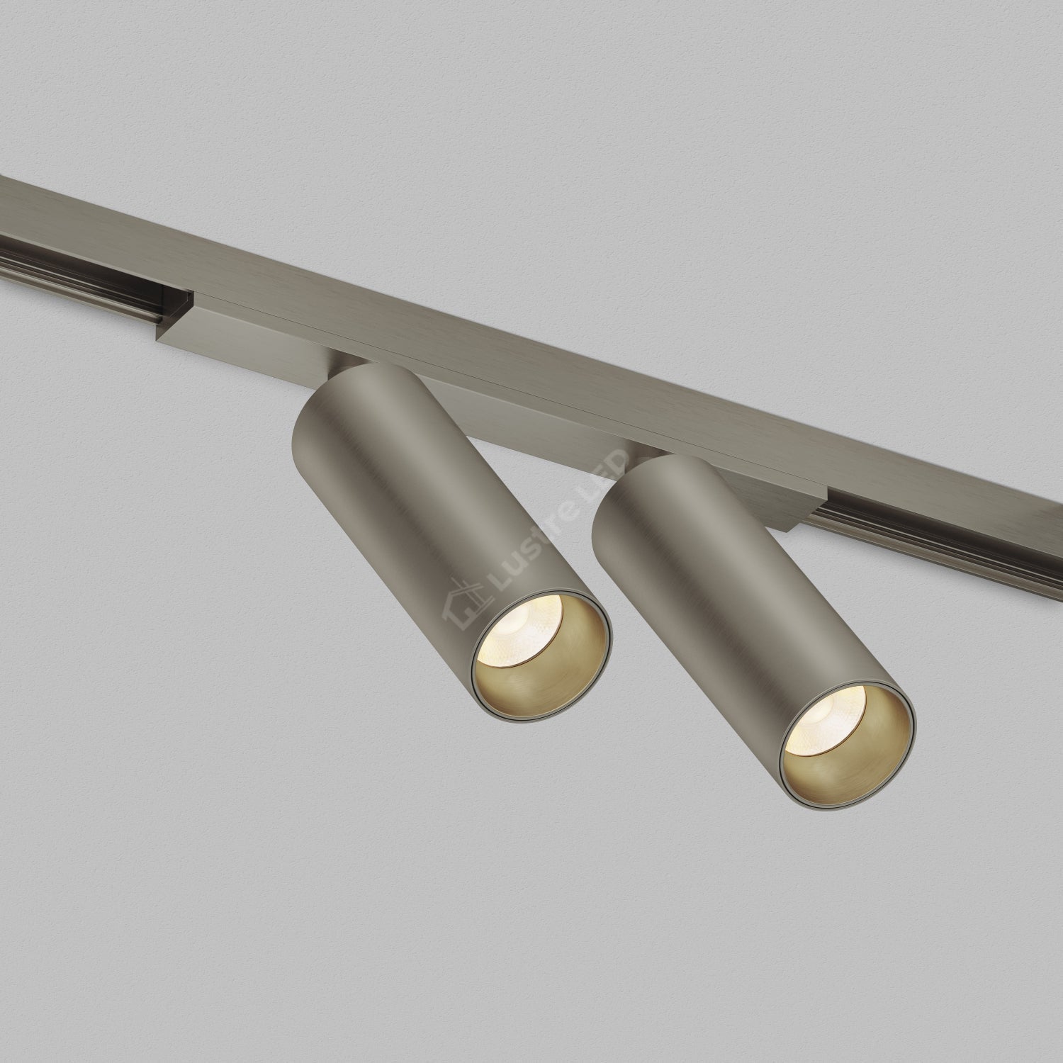 Spot LED Magnetic Dublu SHINE TRACK Dark Nickel Premium 2 x 8W Rotund Ø3.5CM | CRI≥90 | 3000K