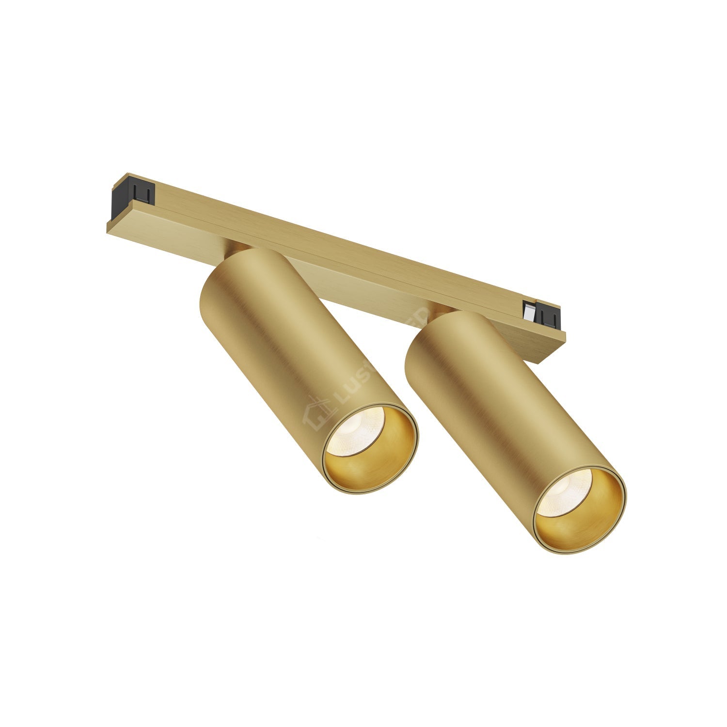 Spot LED Magnetic Dublu SHINE TRACK Gold Premium 2 x 8W Rotund Ø3.5CM | CRI≥90 | 3000K