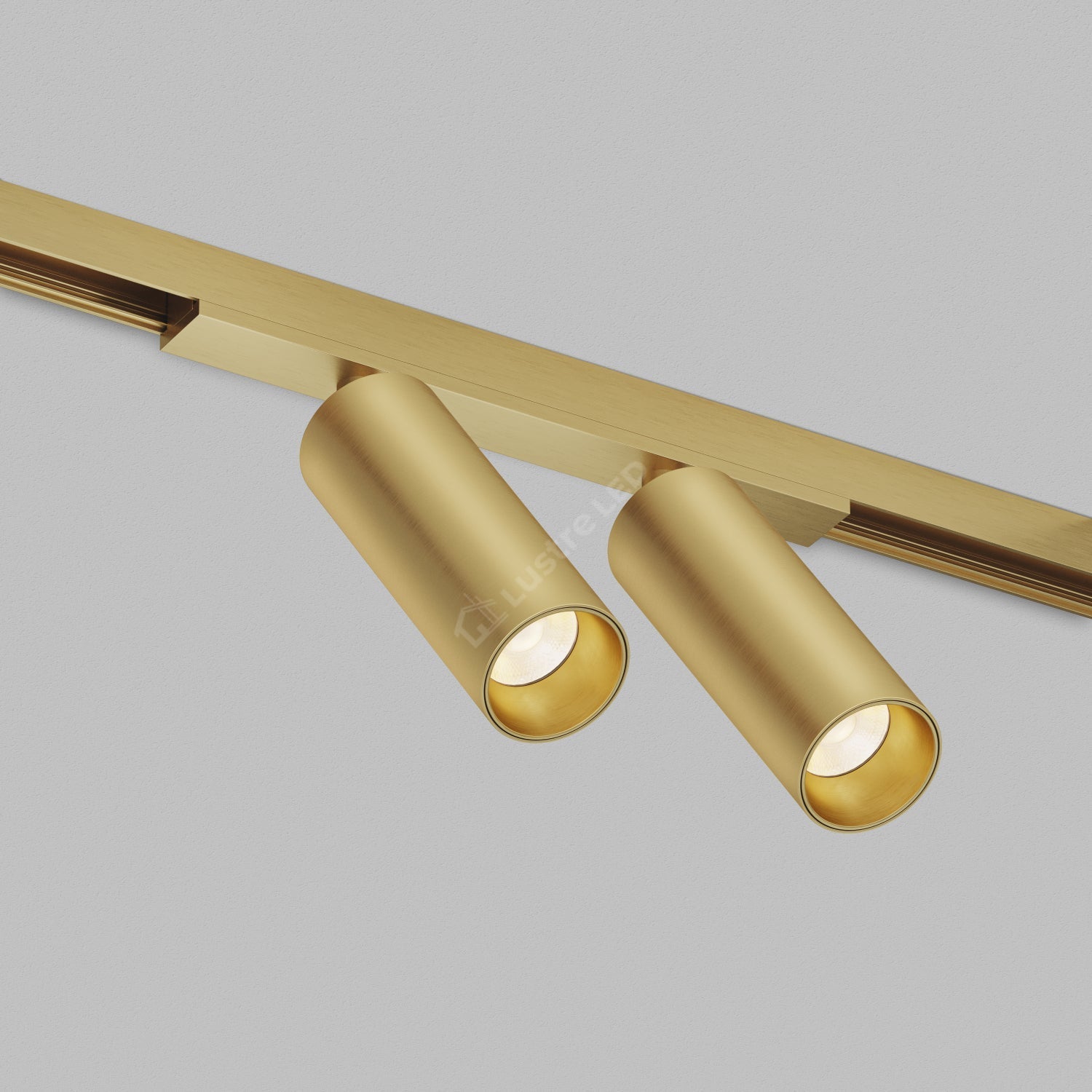 Spot LED Magnetic Dublu SHINE TRACK Gold Premium 2 x 8W Rotund Ø3.5CM | CRI≥90 | 3000K