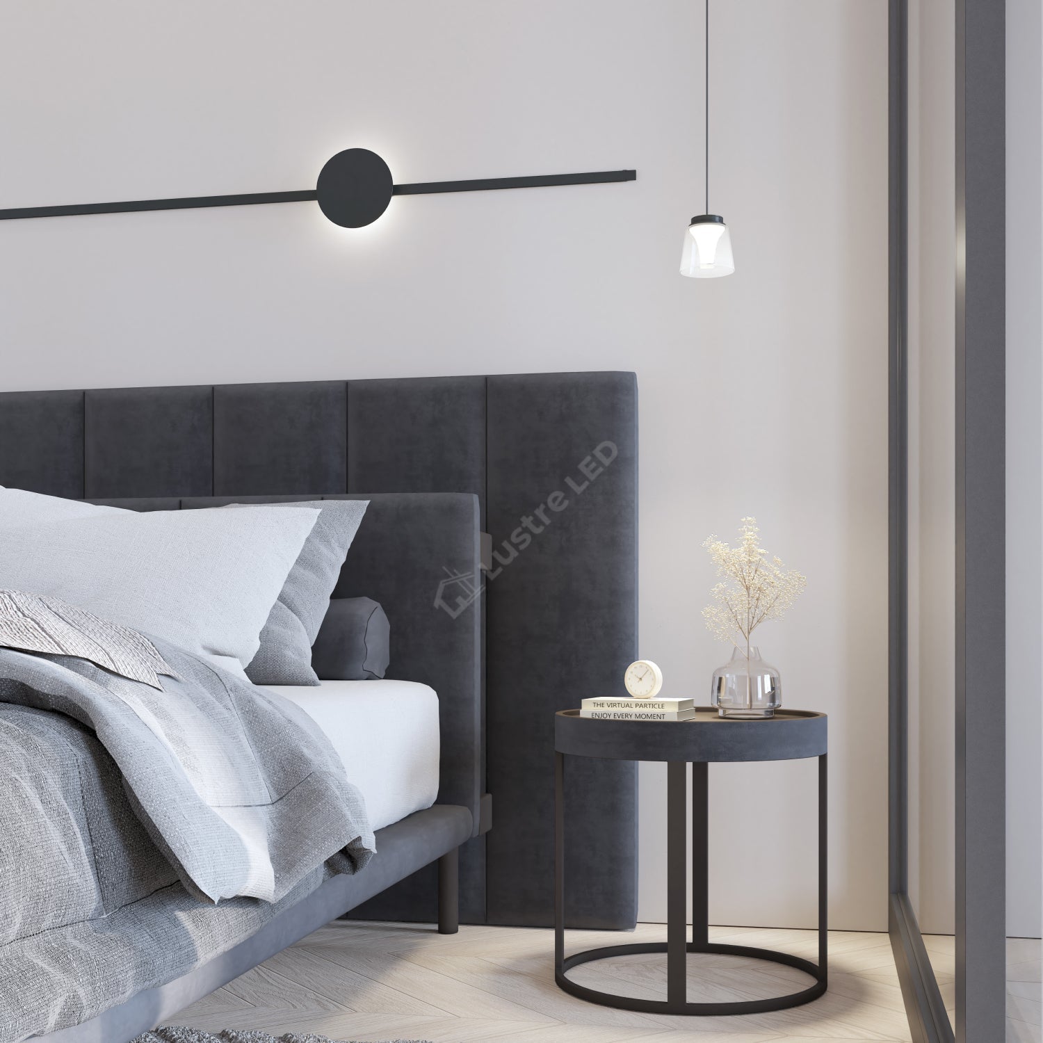 Spot LED Magnetic Pendul AIR HANG Black Premium 4W Ø9CM | CRI≥95 | 4000K