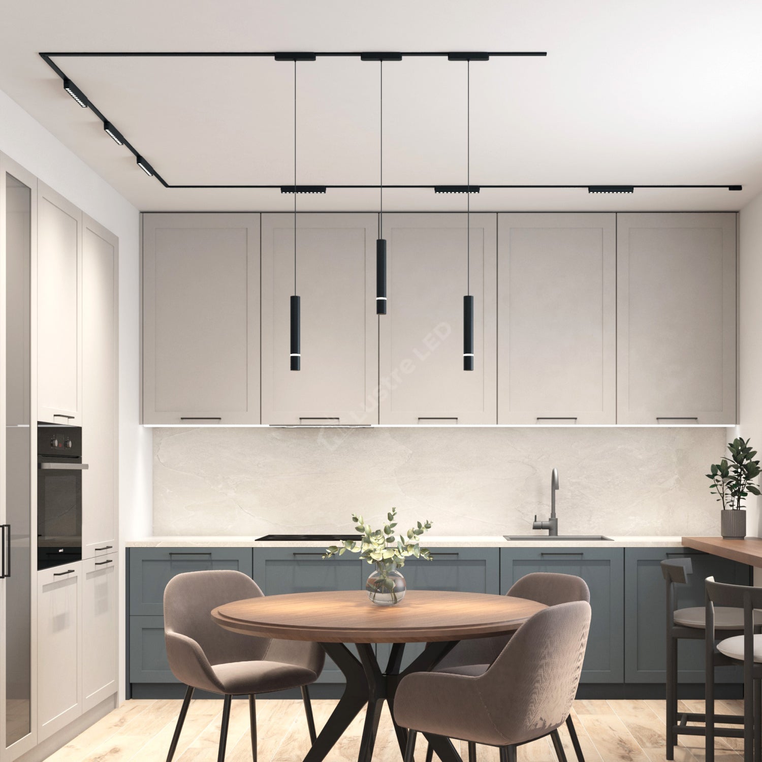 Spot LED Magnetic Pendul AIR HANG Black Premium 5W Ø3.5CM | CRI≥90 | 4000K