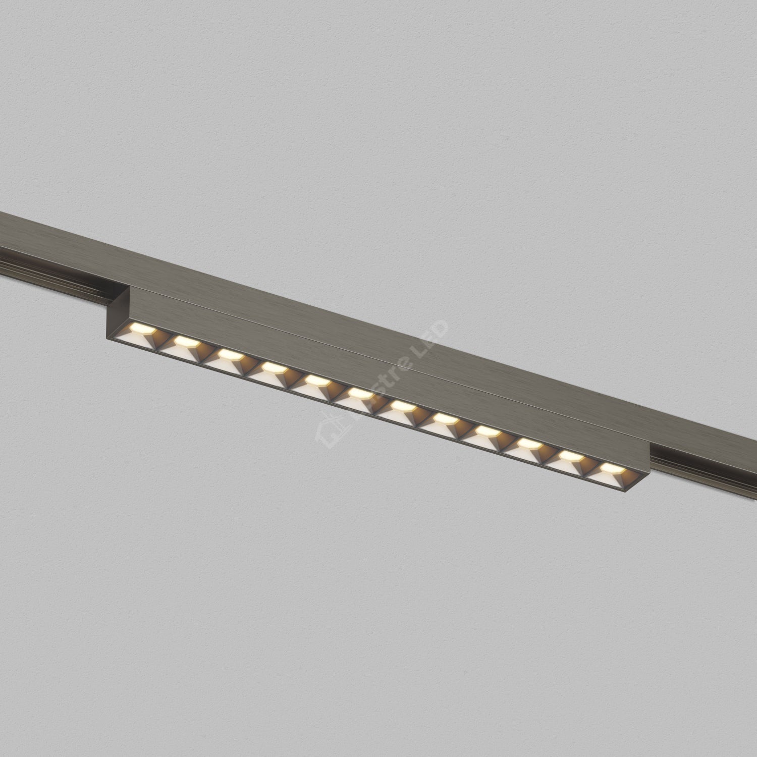 Spot LED Magnetic SHINE TRACK Dark Nickel Premium 10W Liniar 23CM | CRI≥90 | 3000K