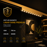Spot LED Magnetic SHINE TRACK Gold Premium 10W Liniar 23CM | CRI≥90 | 3000K