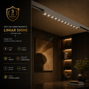 Spot LED Magnetic ZigBee SHINE TRACK Dark Nickel Premium 10W Liniar CRI≥90 | 2700–6000K