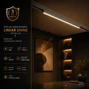 Spot LED Magnetic ZigBee SHINE TRACK Dark Nickel Premium 20W Liniar CRI≥90