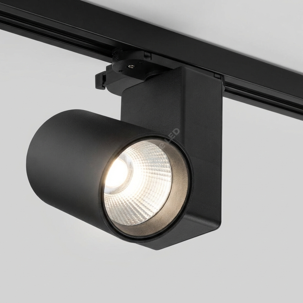 Spot LED Pe Sina Negru 4000K 30W Premium