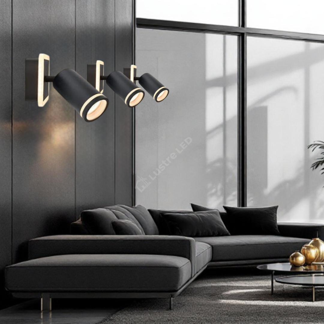 Spot Led Reglabil 1Xgu10 Noir Glow Led Ceiling Light