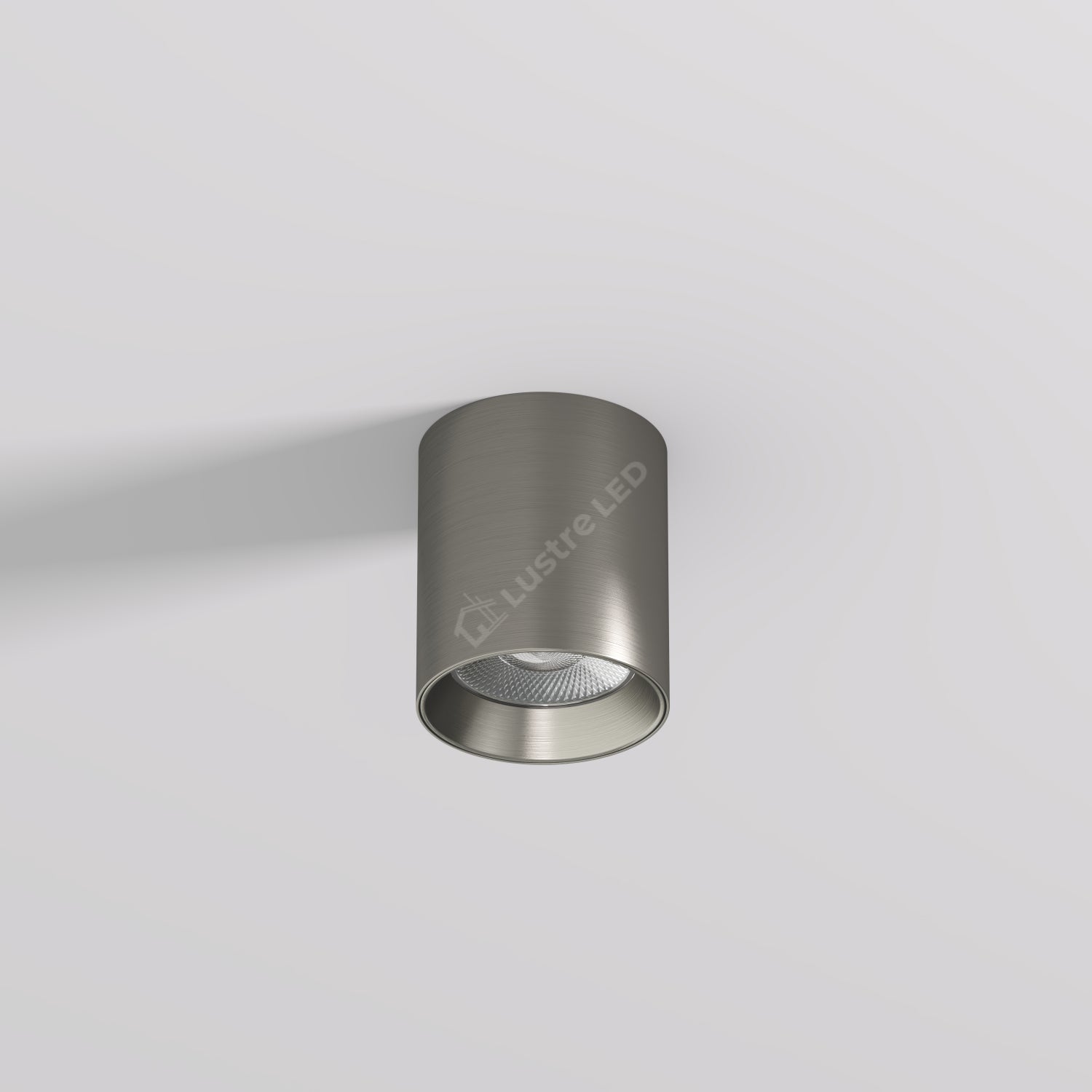 Spot LED SHINE TUBE Dark Nickel Aplicat Rotund 10W Premium Ø7 x H8 CM | CRI≥90 | 3000K