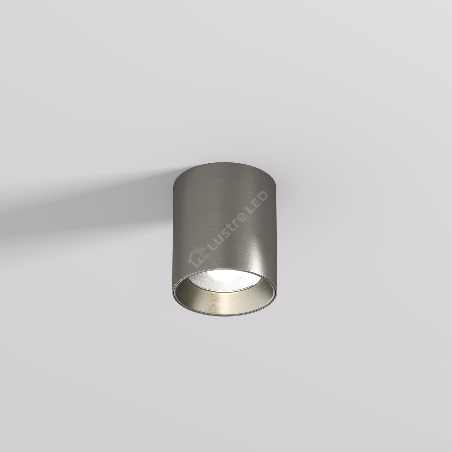 Spot LED SHINE TUBE Dark Nickel Aplicat Rotund 10W Premium Ø7 x H8 CM | CRI≥90 | 3000K